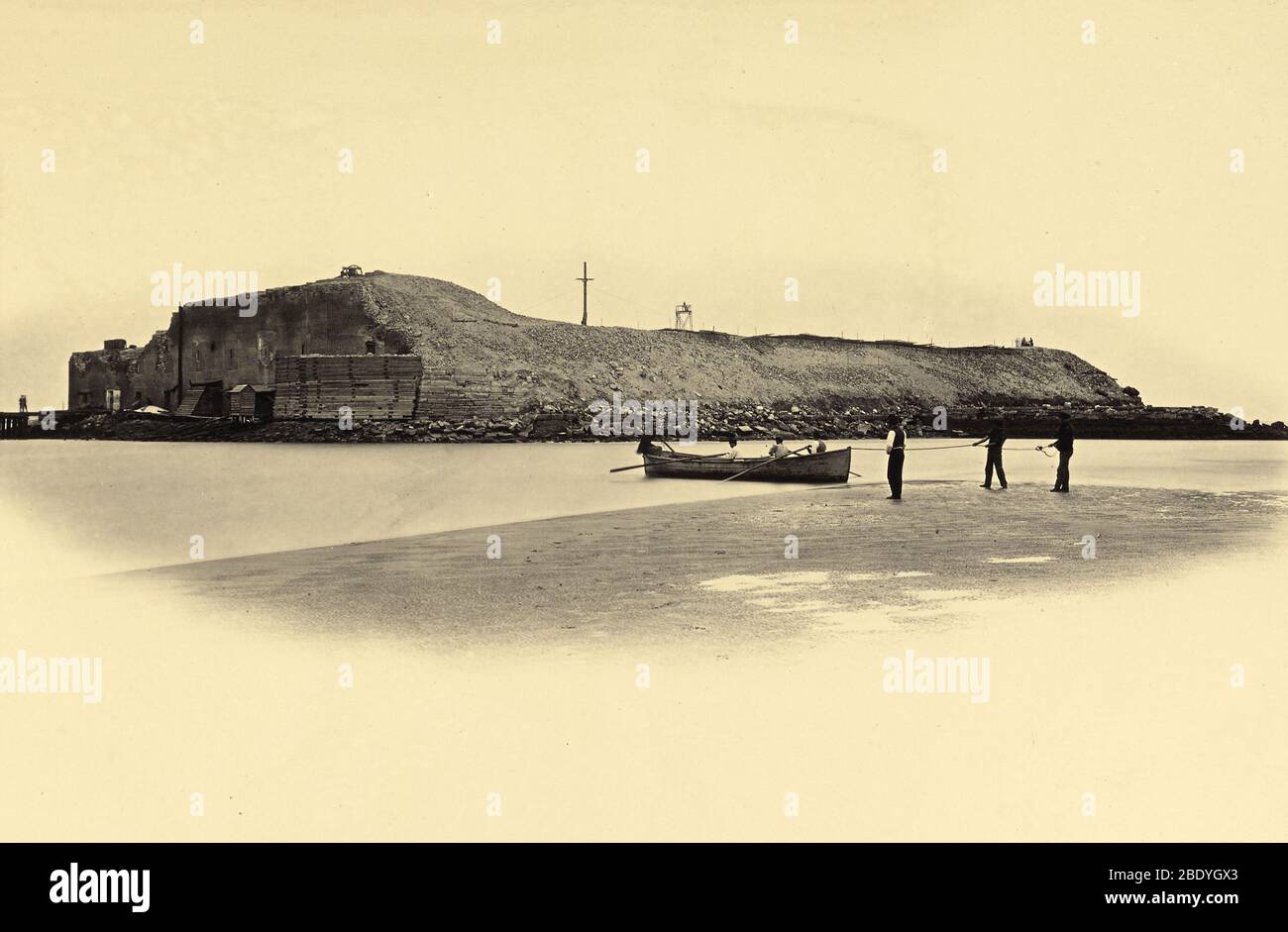 Fort Sumter, 1864 Stockfoto