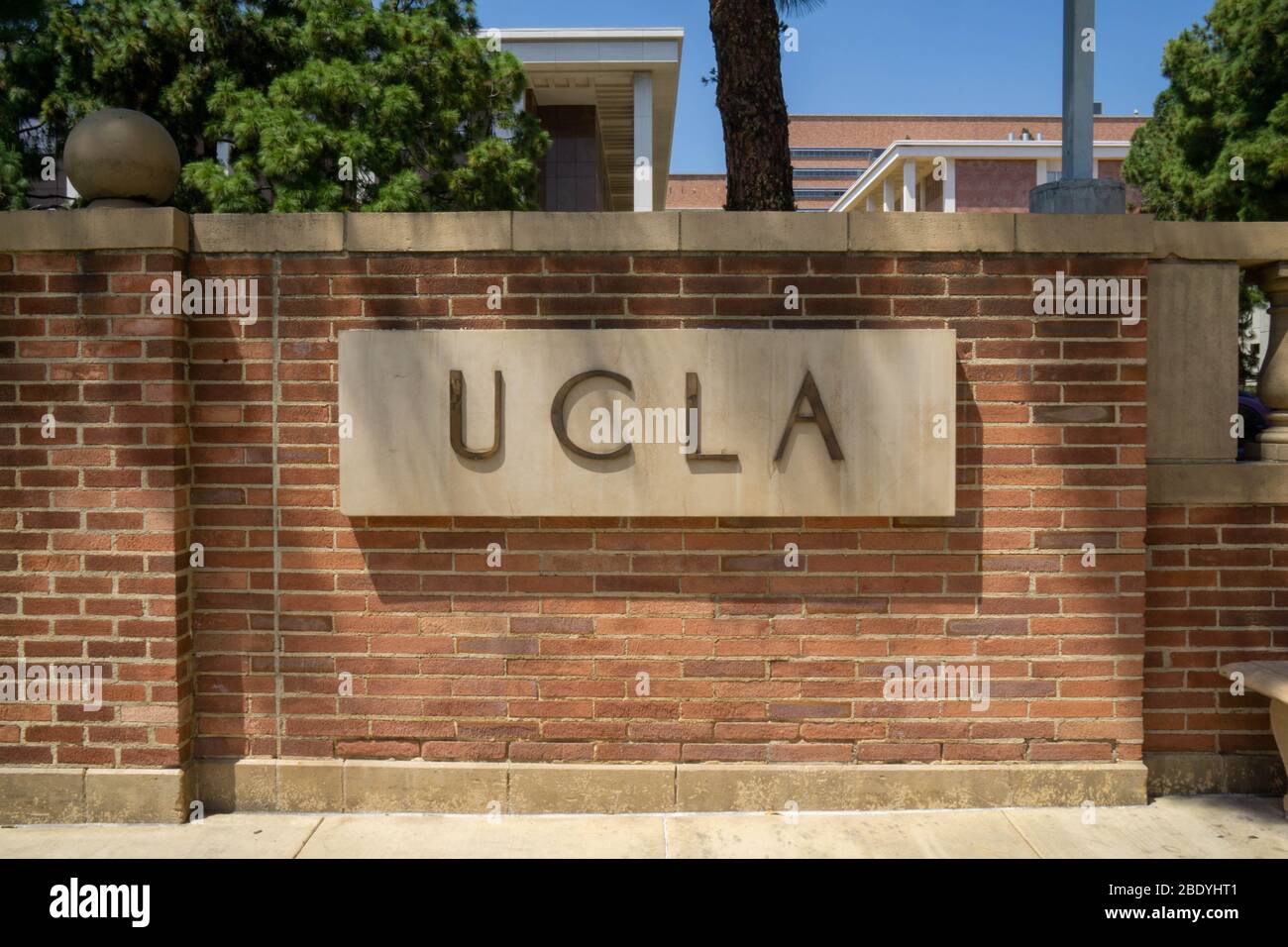 UCLA-Zeichen Stockfoto