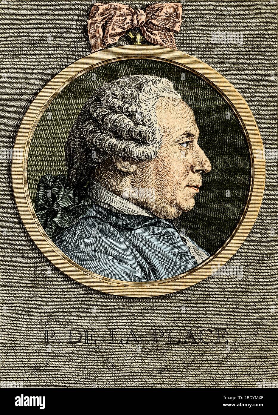 Pierre-Simon Laplace, französischer Universalgelehrter Stockfoto