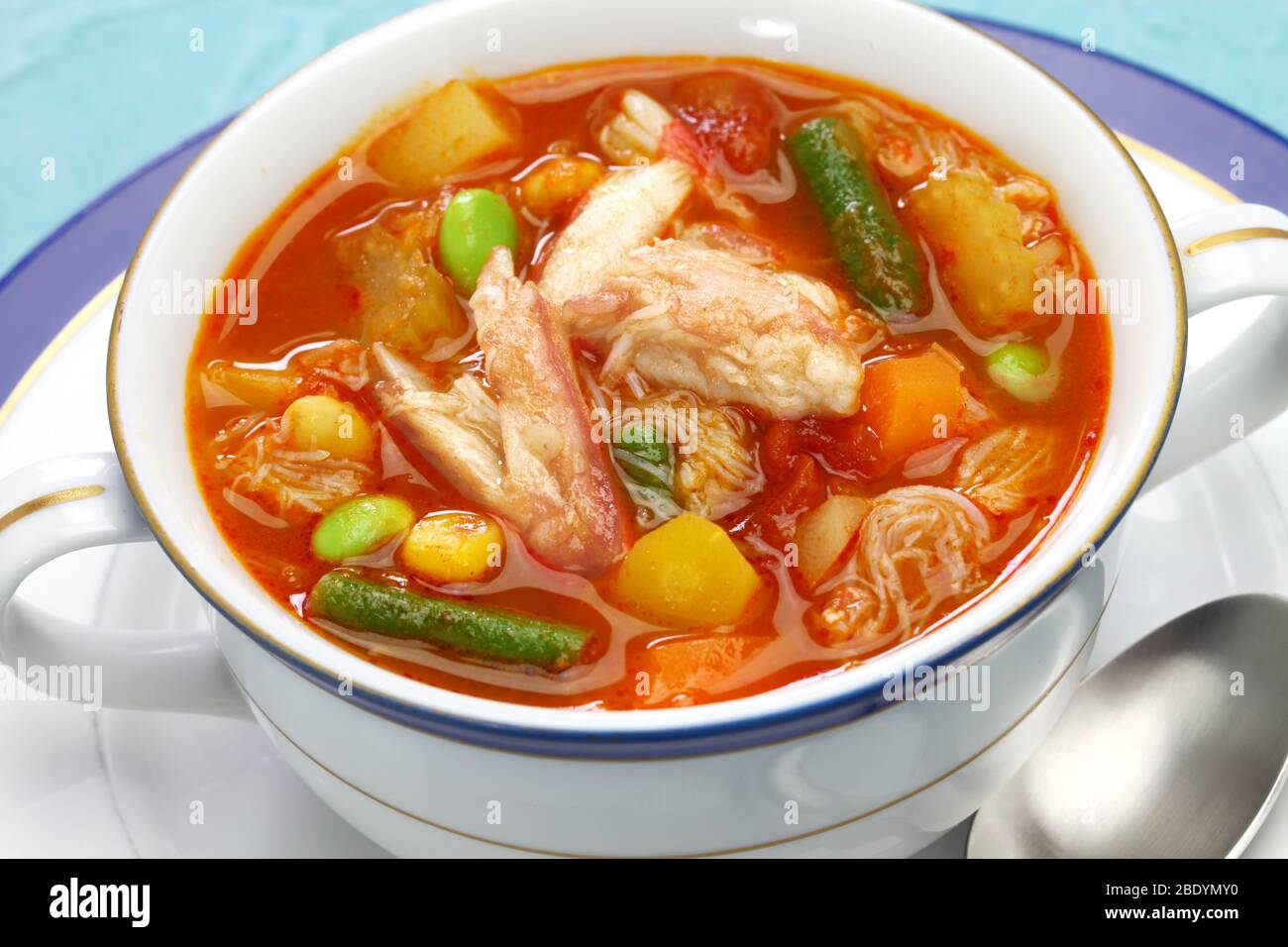 maryland Krabbensuppe, amerikanische Küche Stockfoto