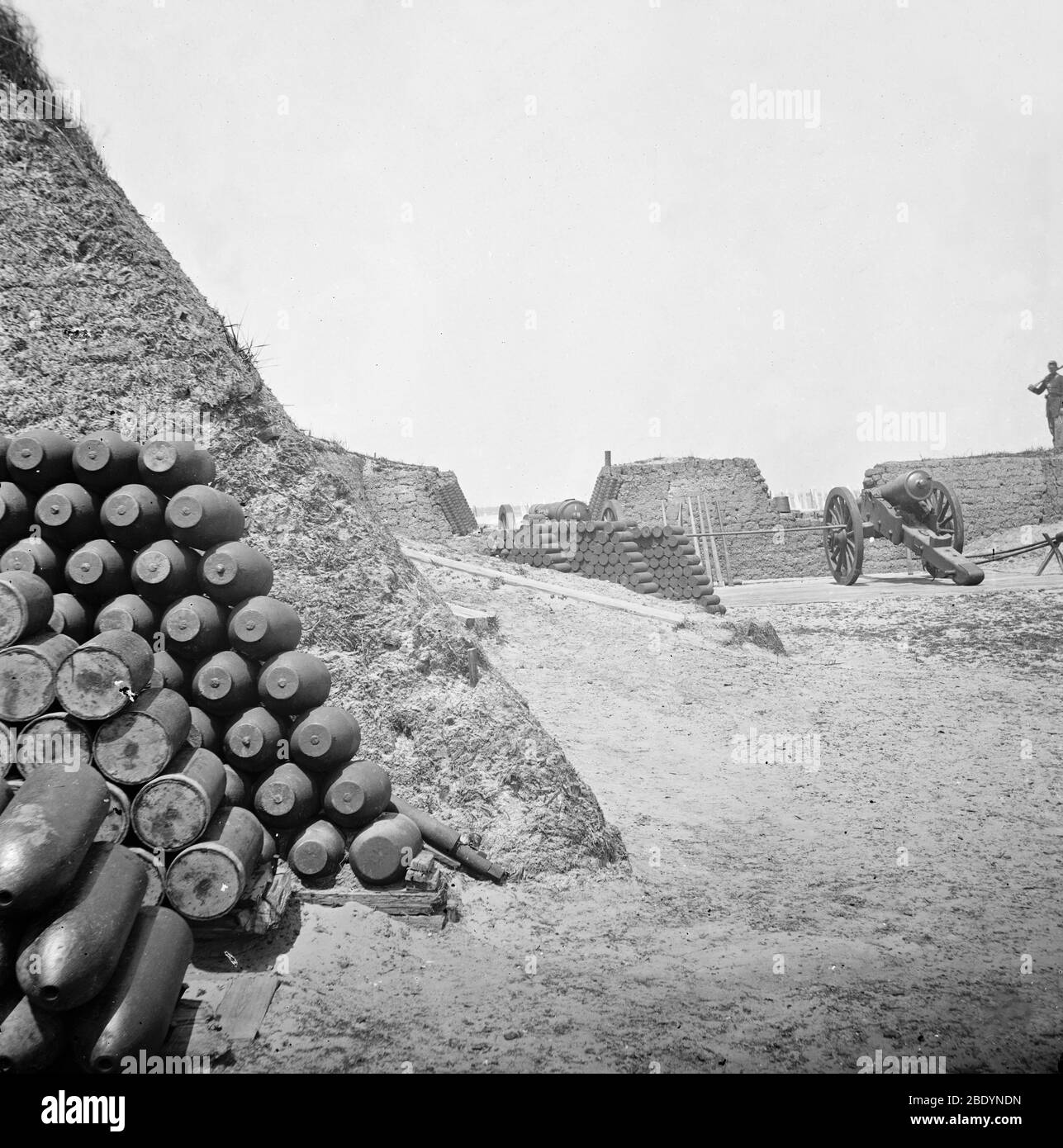 Fort Sumter, South Carolina, 1865 Stockfoto