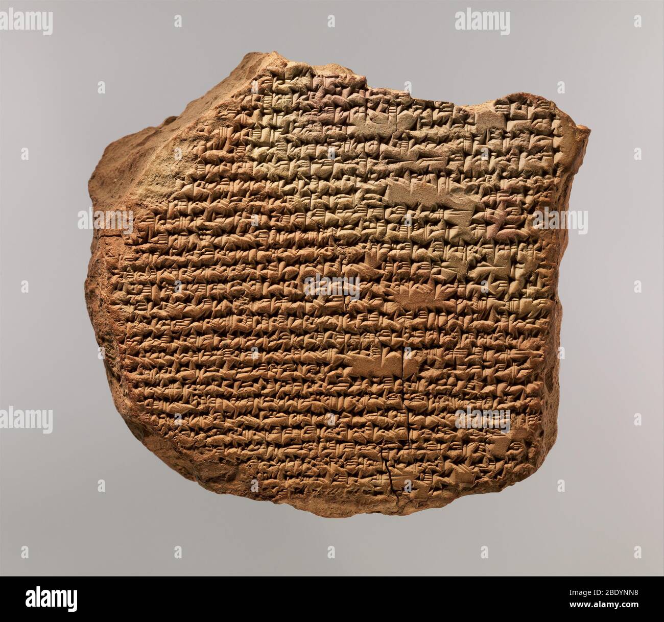 Hymne an Marduk, Medical Cuneiform Tablet Stockfoto