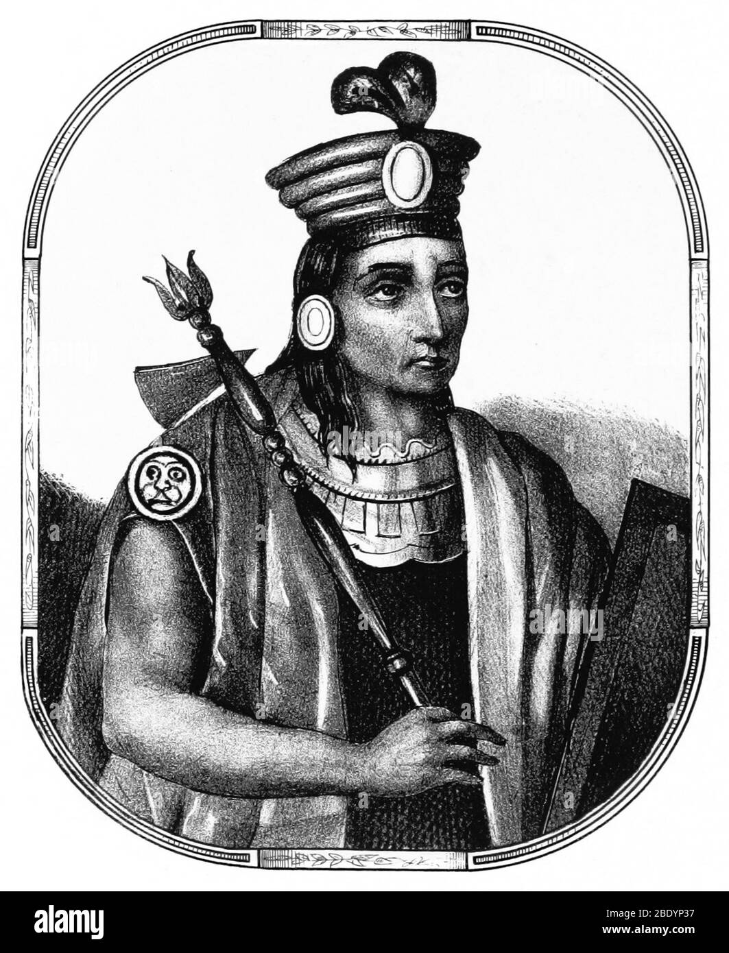 Pachacuti, Sapa Inka, Inka-Reich Stockfoto