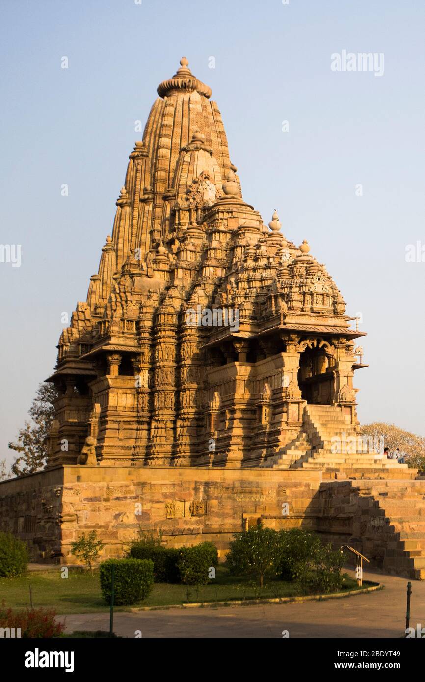 Khajuraho Tempel, Chhatarpur, Madhya Pradesh, Indien Stockfoto