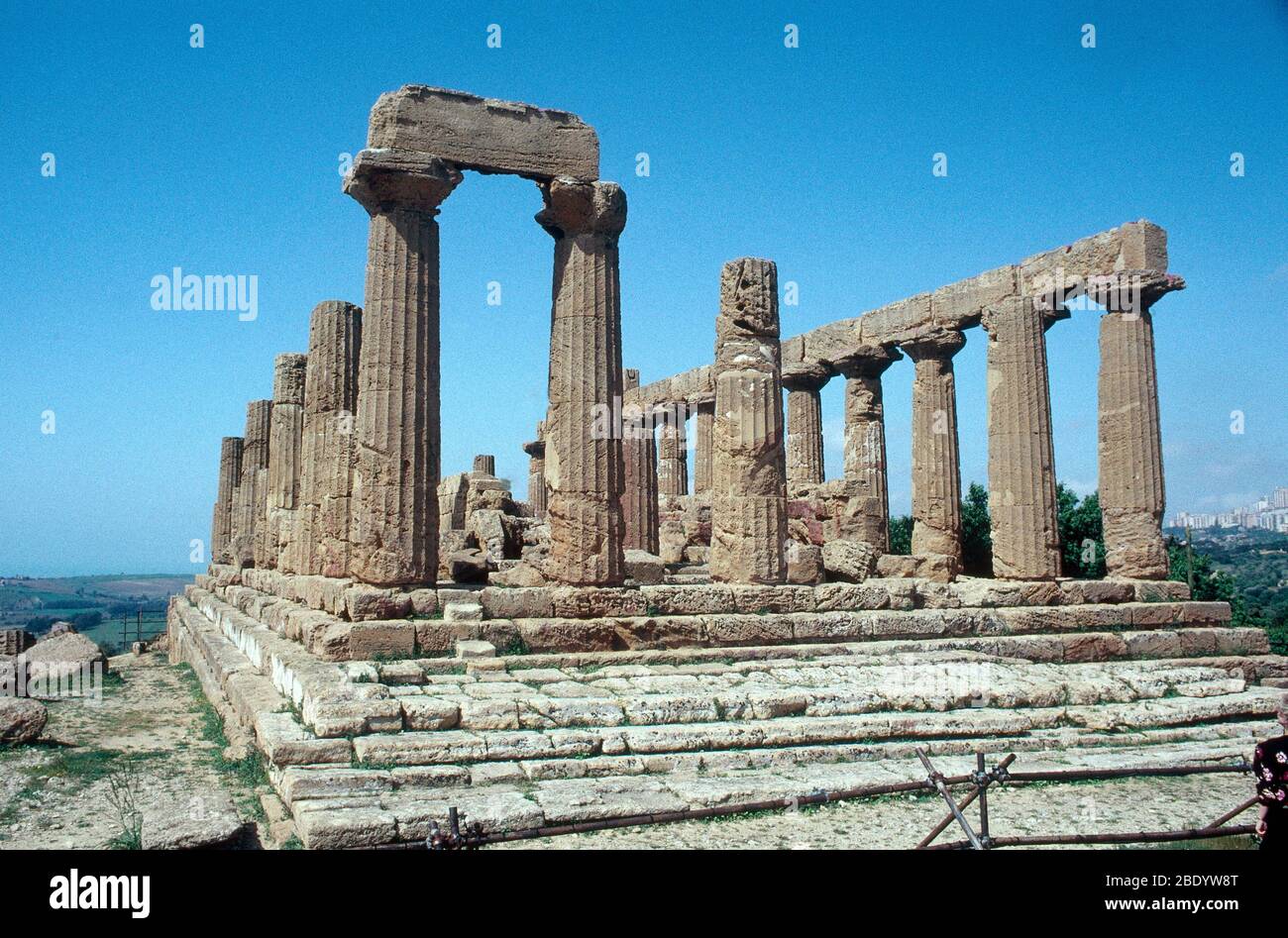 Heraion Tempel, Sizilien Stockfoto