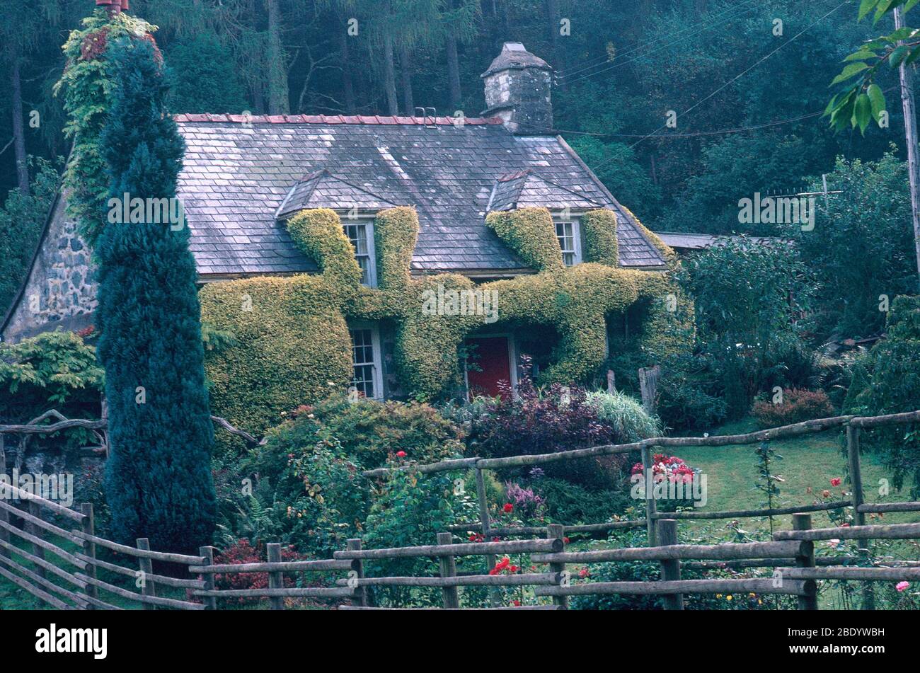 Walisische Cottage Stockfoto