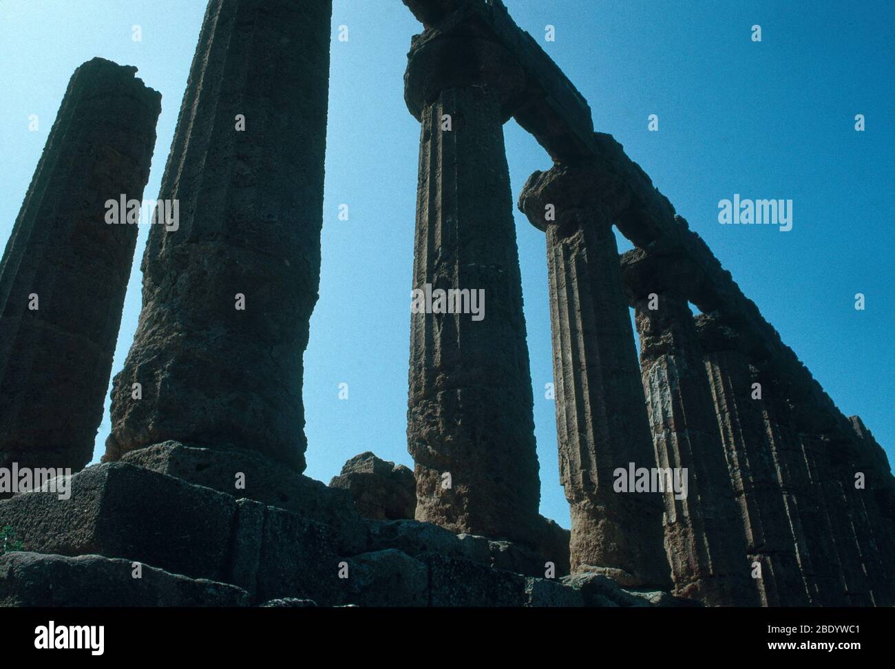 Heraion Tempel, Sizilien Stockfoto