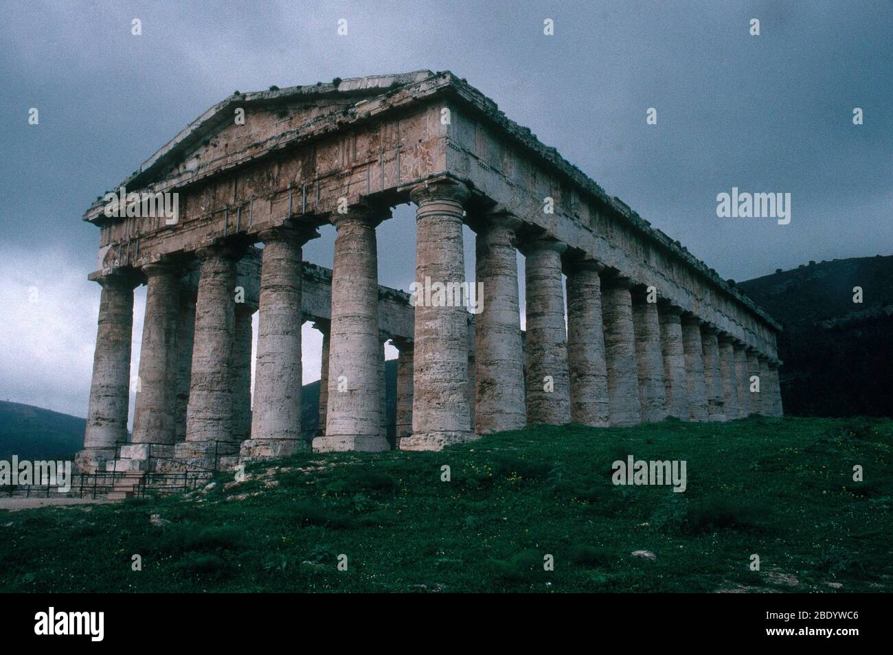 Tempel von Segesta Stockfoto