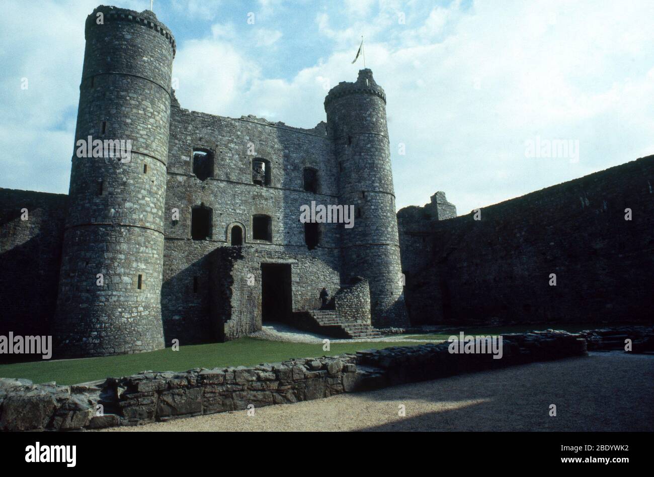 Harlech Castle Stockfoto