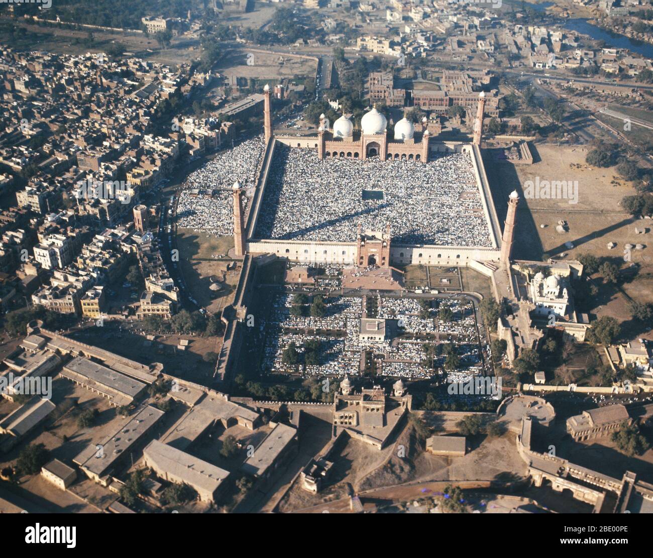 Lahore Badshahi Moschee Stockfoto Lahore Badshahi Moschee Stockfoto