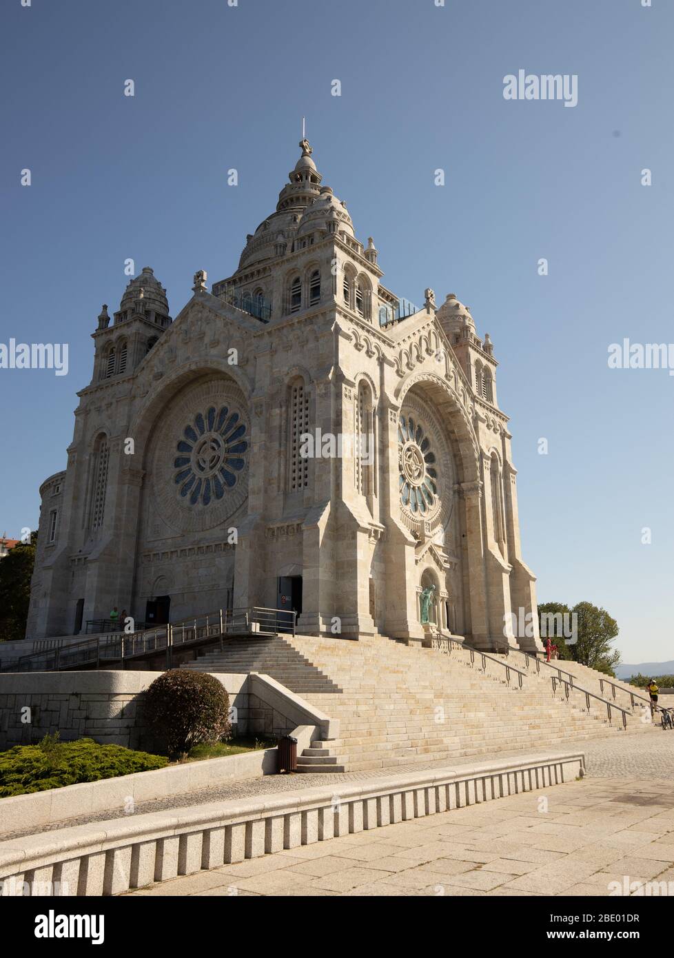 Santuário de Santa Luzia Basílica de Santa Luzia Viana do Castelo Portugal Stockfoto