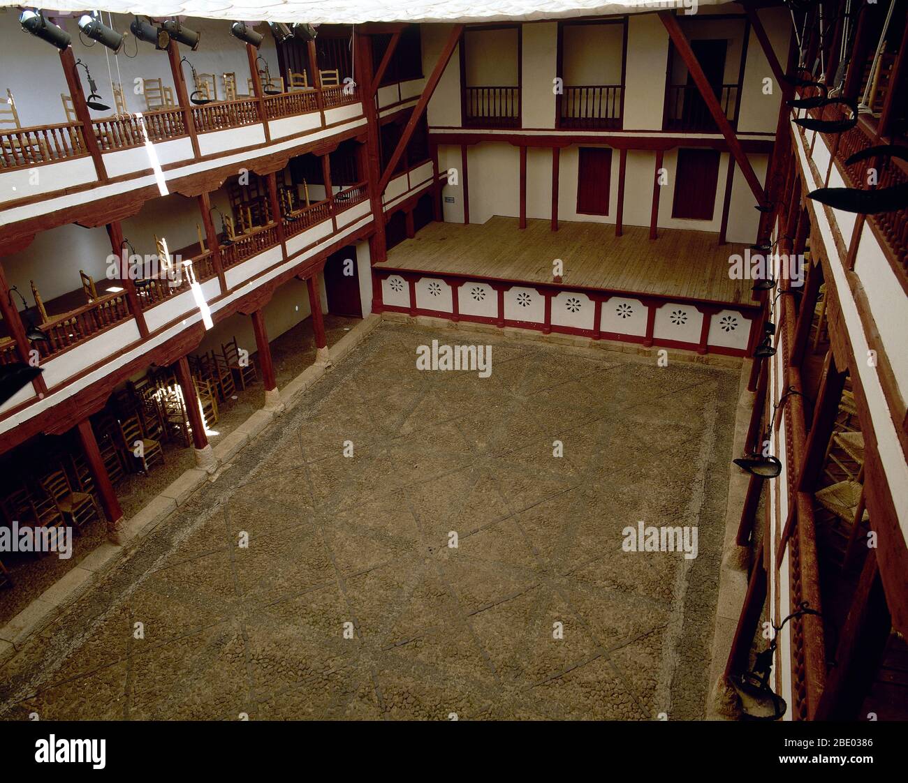 Corral de Comedias (Hoftheater). Stockfoto