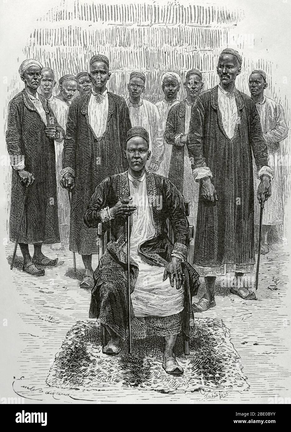 Muteesa I. von Buganda. Stockfoto