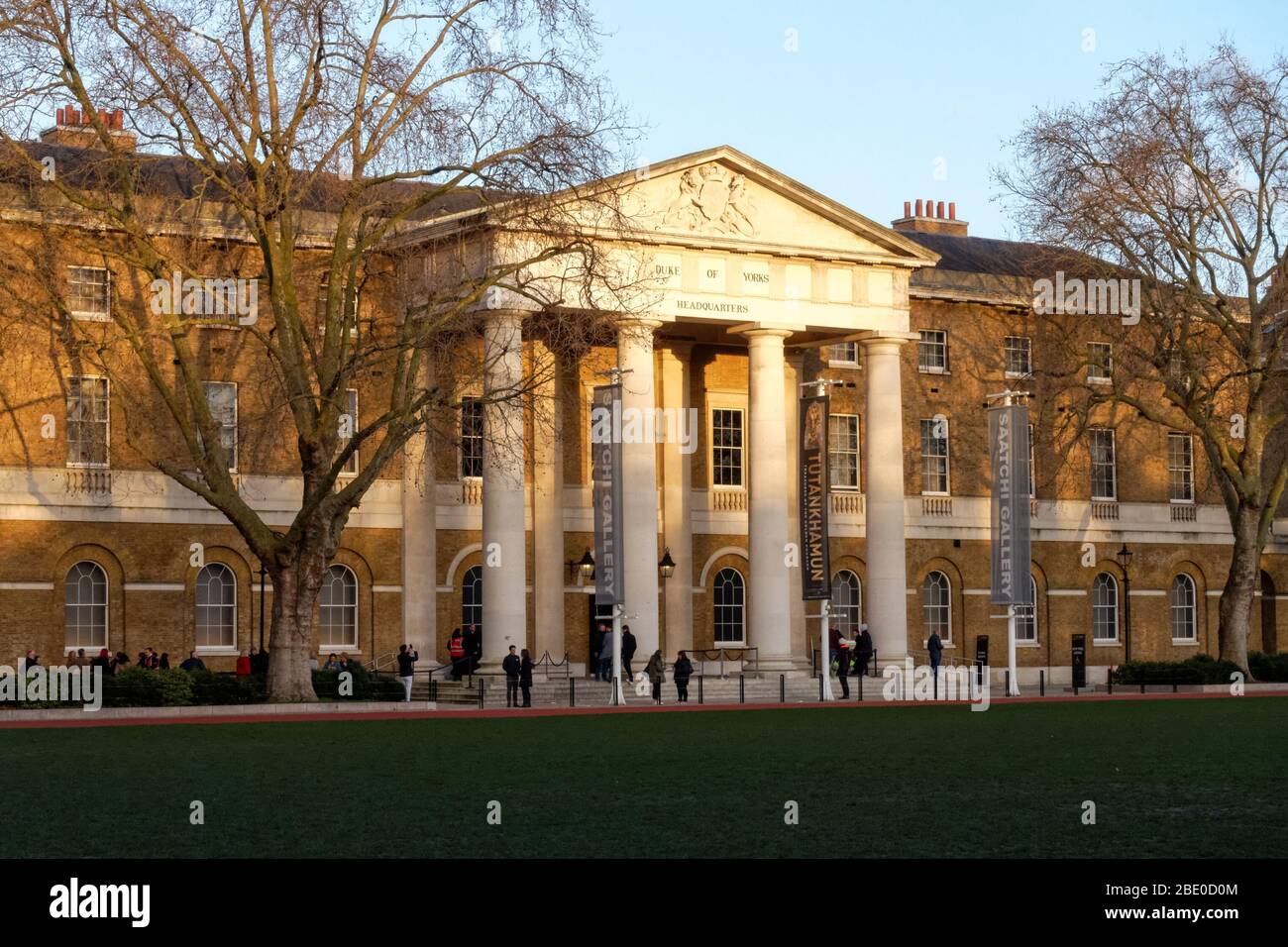 Die Saatchi Gallery, Galerie für zeitgenössische Kunst in London, England Vereinigtes Königreich Großbritannien Stockfoto