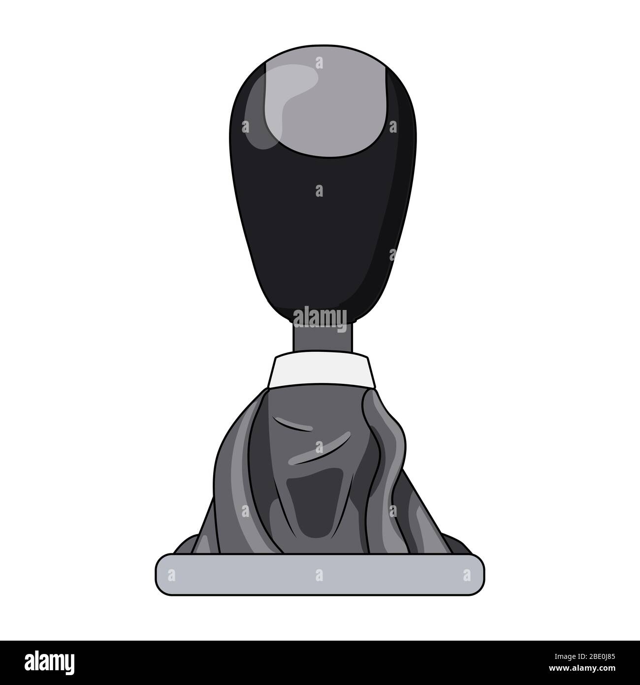 Mechanische Cartoon Getriebe. Weißer Hintergrund isoliert Vektor-Illustration Stock Vektor