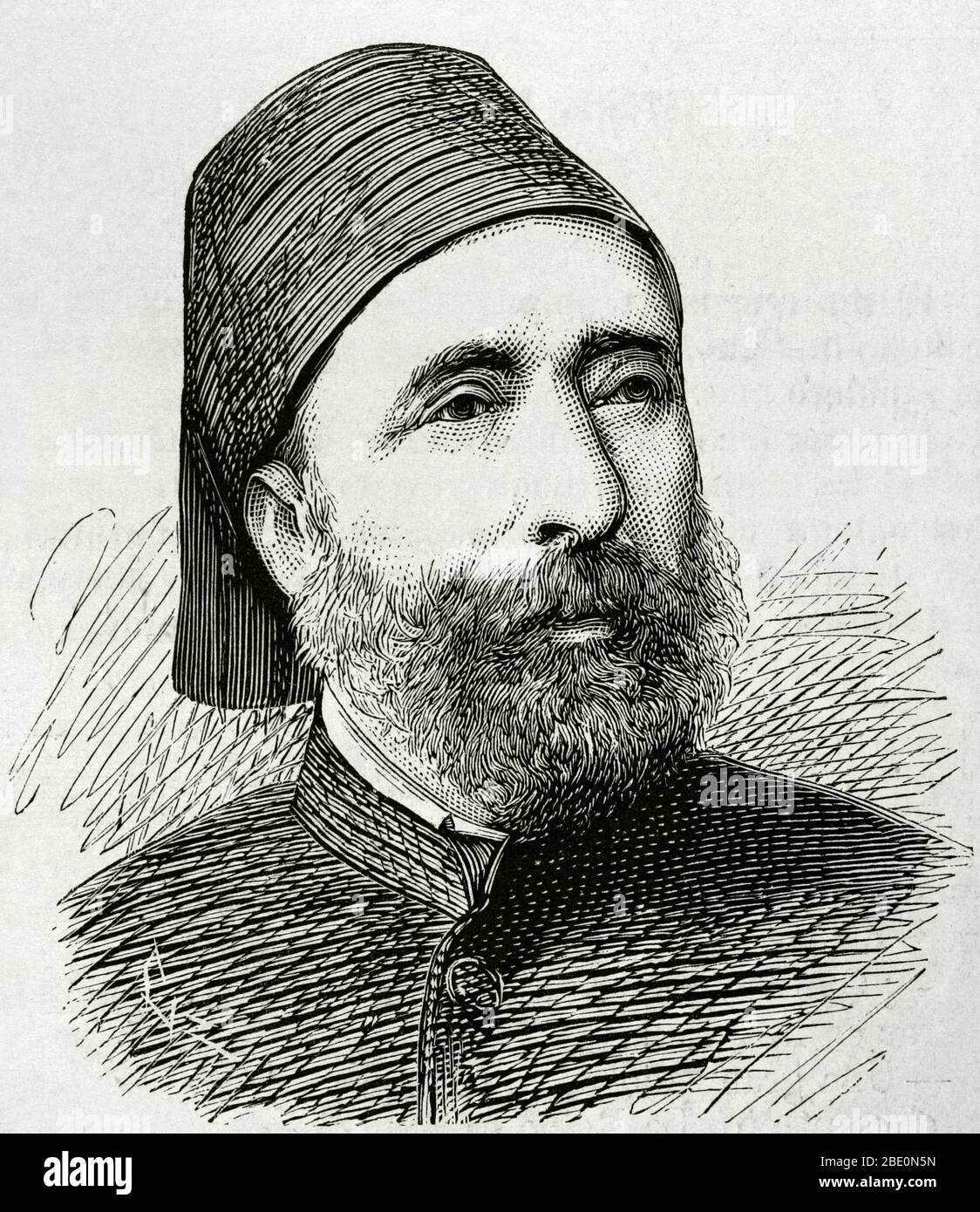 Midhat Pasha oder Ahmed Sefik Midhat Pasha. Stockfoto