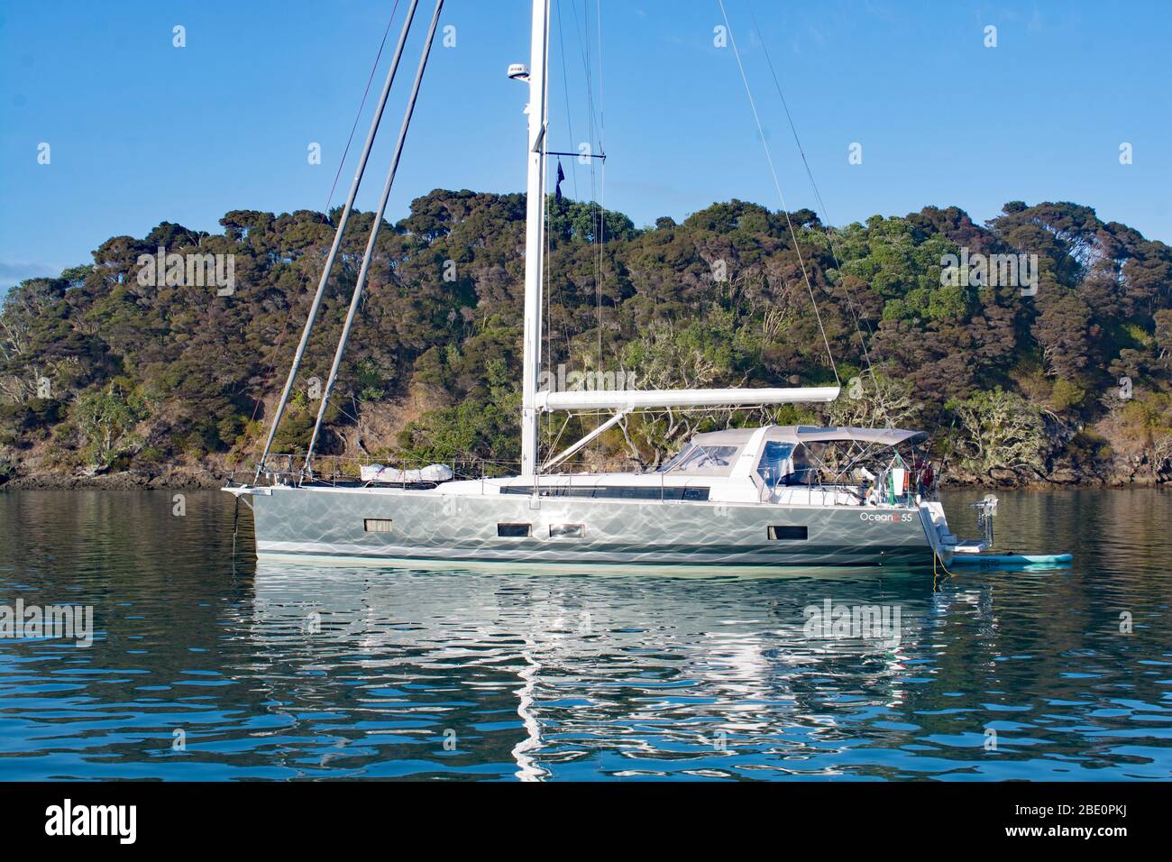 Die Yacht Amici Stockfoto