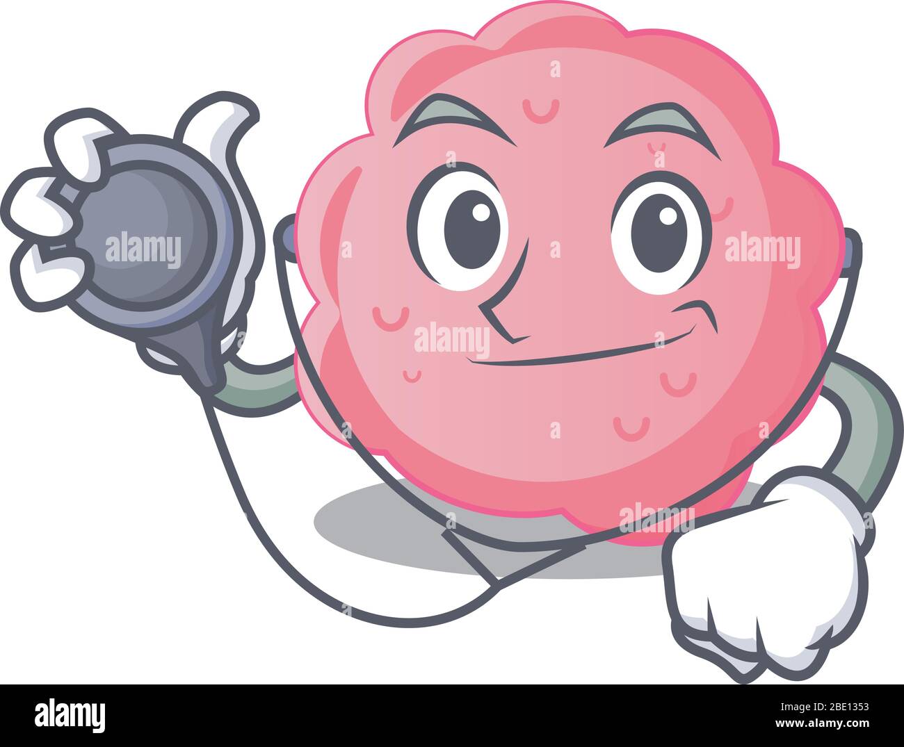 Anaplasma phagocytophilum in Arzt Cartoon-Charakter mit Werkzeugen Stock Vektor