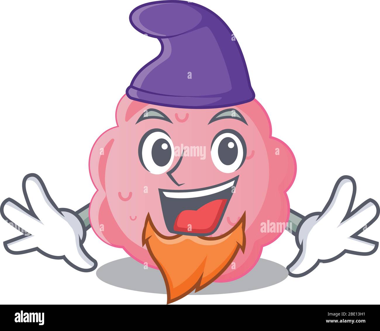 Niedliches Bild von anaplasma phagocytophilum in Elf Cartoon Design Stock Vektor