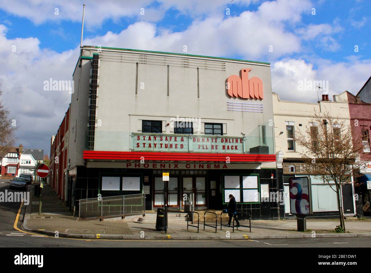 Das phoenix-Kino schloss während der weltweiten Pandemie london england UK Stockfoto