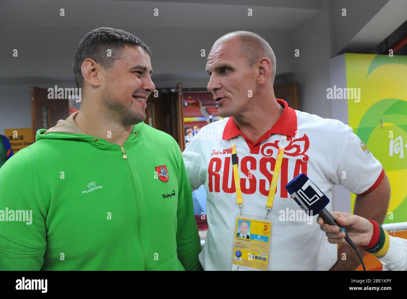 Mindaugas Mizgaitis ist ein litauischer Wrestler Gewinner der