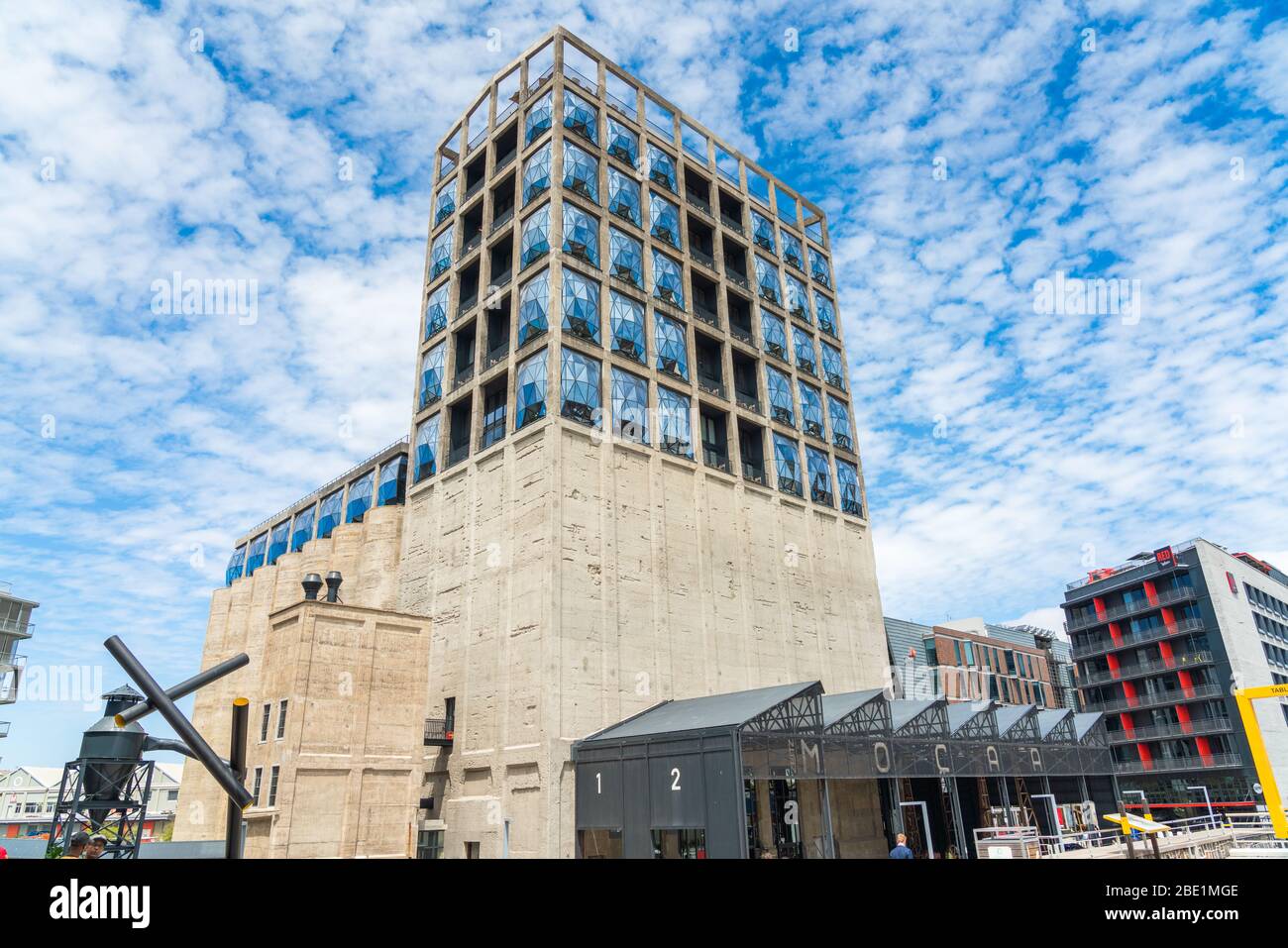 Kapstadt, Südafrika - 29. Januar 2020: Das Gebäude des Museums für Moderne Kunst Stockfoto