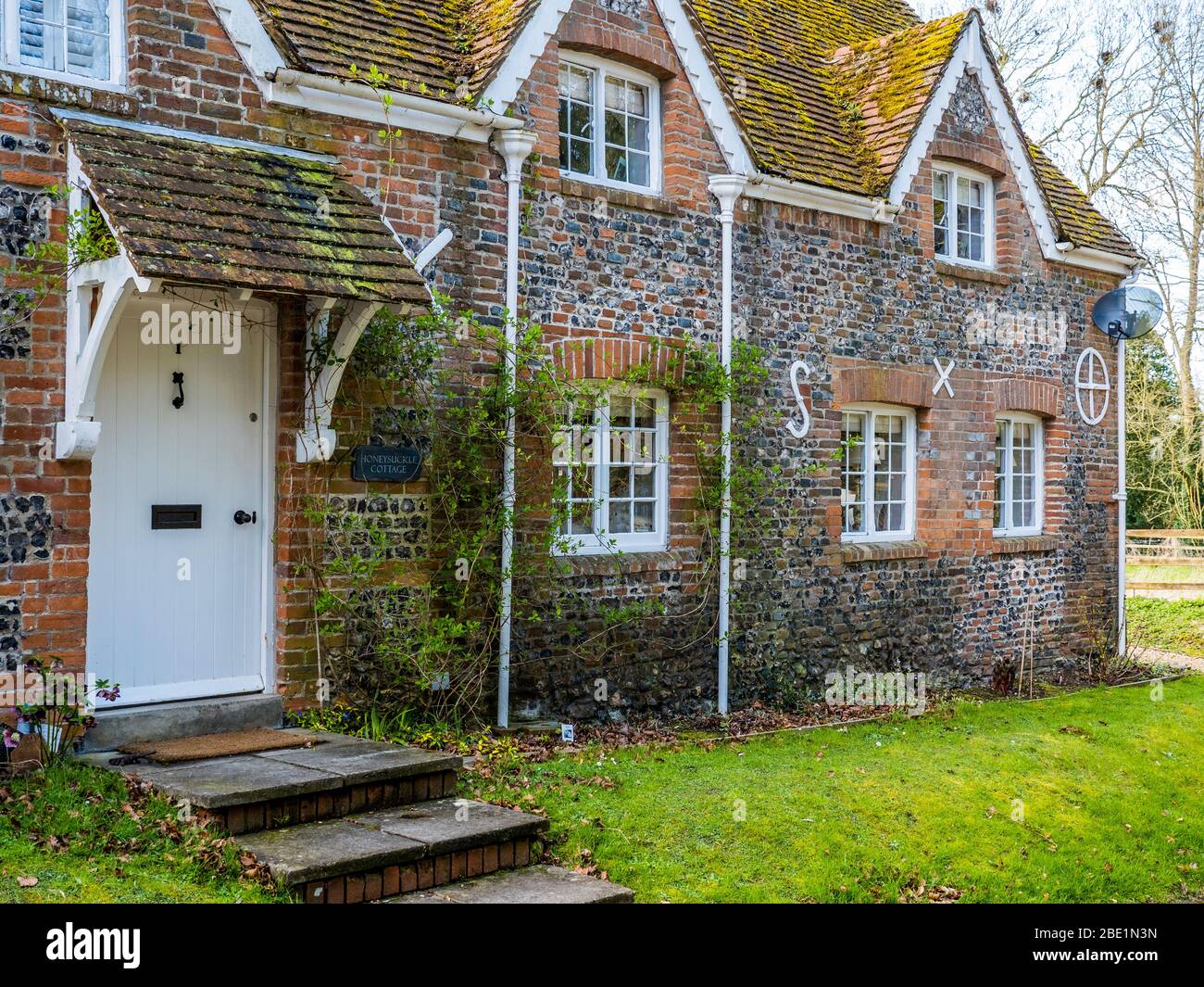 Luxus-Haus, Little Bedwyn, Wiltshie, England, Großbritannien, GB. Stockfoto