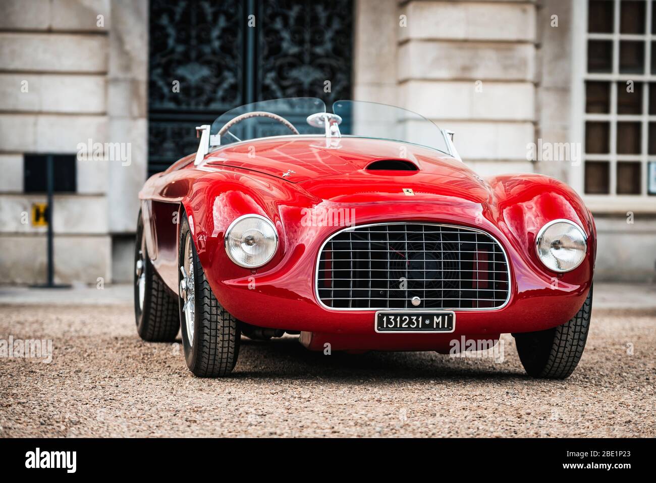 1950 Ferrari 166MM Barchetta beim 2019 Concours of Elegance im Hampton Court Palace Stockfoto