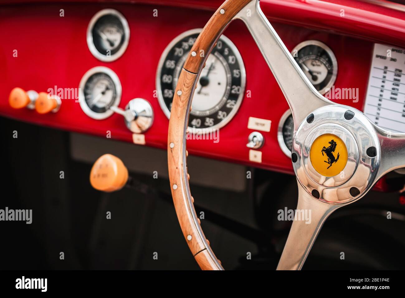 1950 Ferrari 166MM Barchetta beim 2019 Concours of Elegance im Hampton Court Palace Stockfoto