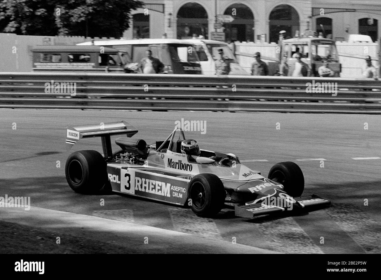 Corrado Fabi beim Grand Prix Automobile de Pau 1981 Stockfoto