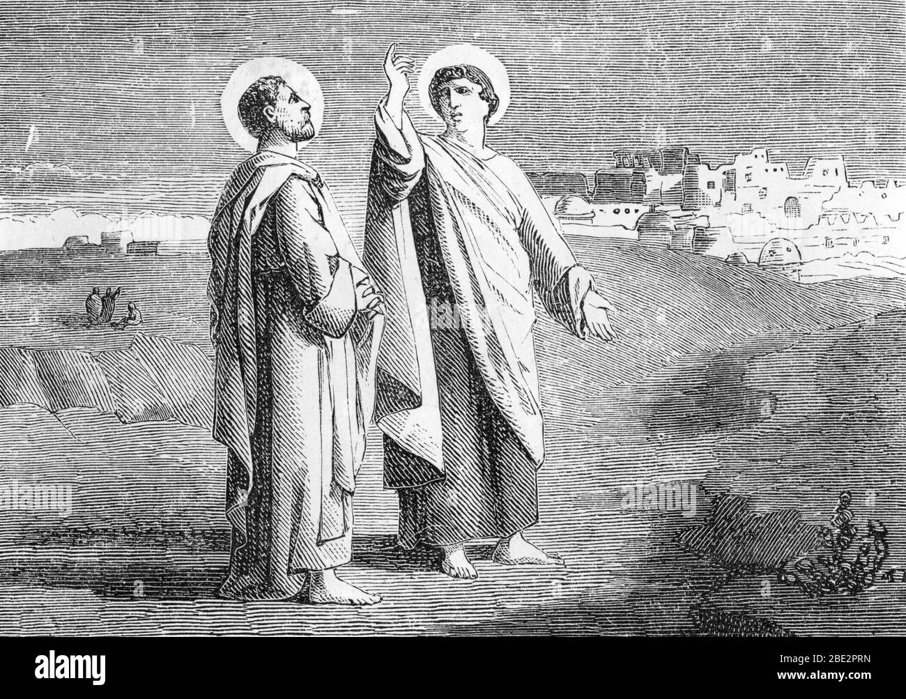 Repräsentation des apotres saint Simon le zelote (ou le cananeen) et saint Jude Thaddee (Simon the Zealot oder Simon Kananaios oder Simon Cananeus und Jud Stockfoto Repräsentation des apotres saint Simon le zelote (ou le cananeen) et saint Jude Thaddee (Simon the Zealot oder Simon Kananaios oder Simon Cananeus und Jud Stockfoto