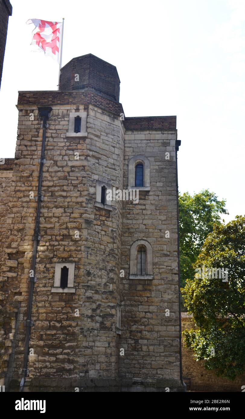 Der Jewel Tower - Element des königlichen Palastes von Westminster Stockfoto