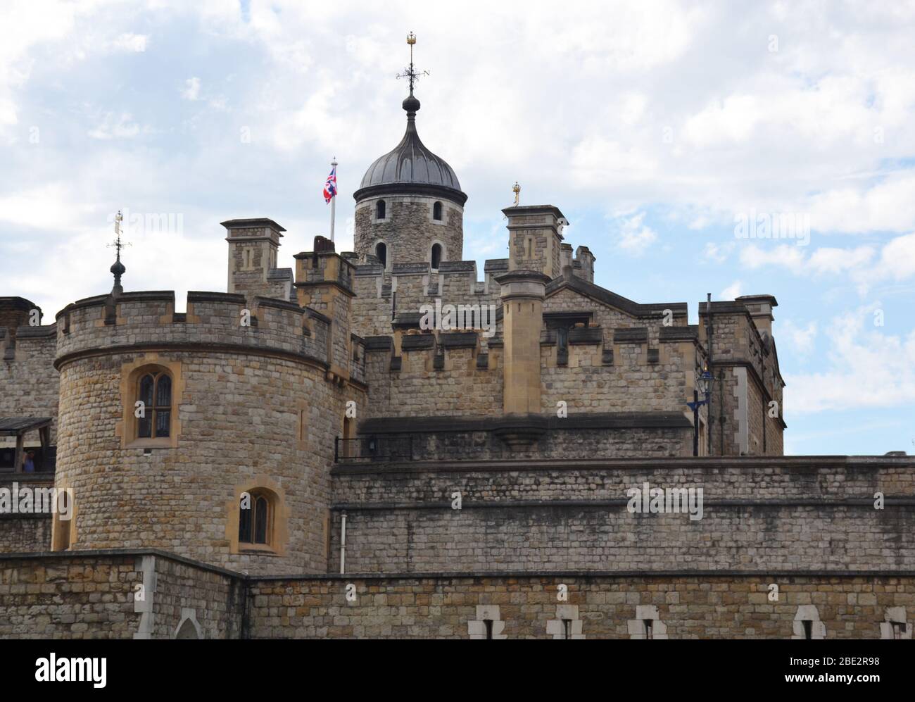Der Tower of London an der Themse, Großbritannien Stockfoto