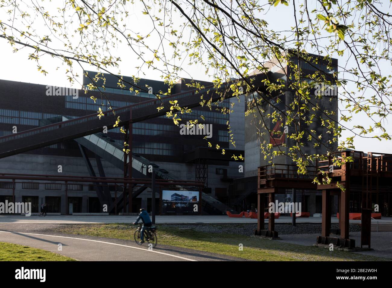 Zeche Zollverein, Europäische Route der Industriekultur und Weltkulturerbe der UNESCO Stockfoto