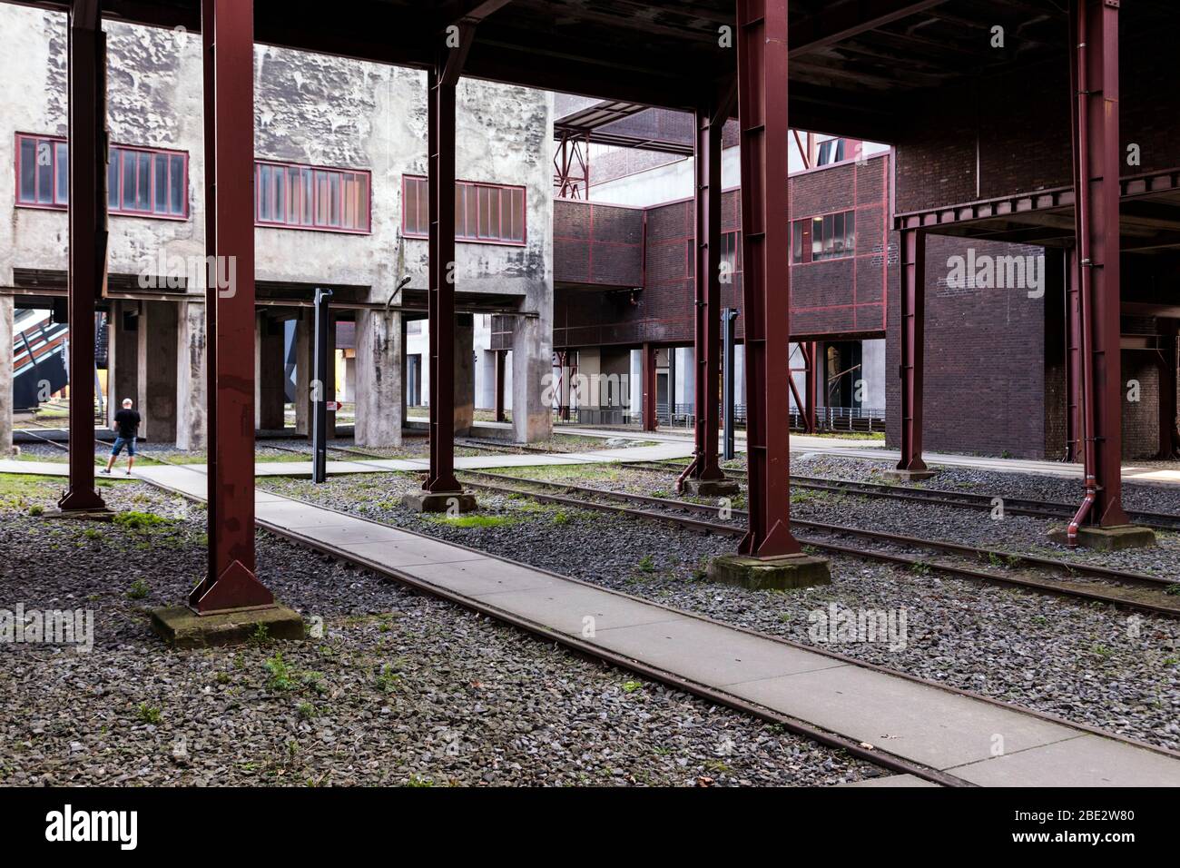 Zeche Zollverein, Europäische Route der Industriekultur und Weltkulturerbe der UNESCO Stockfoto