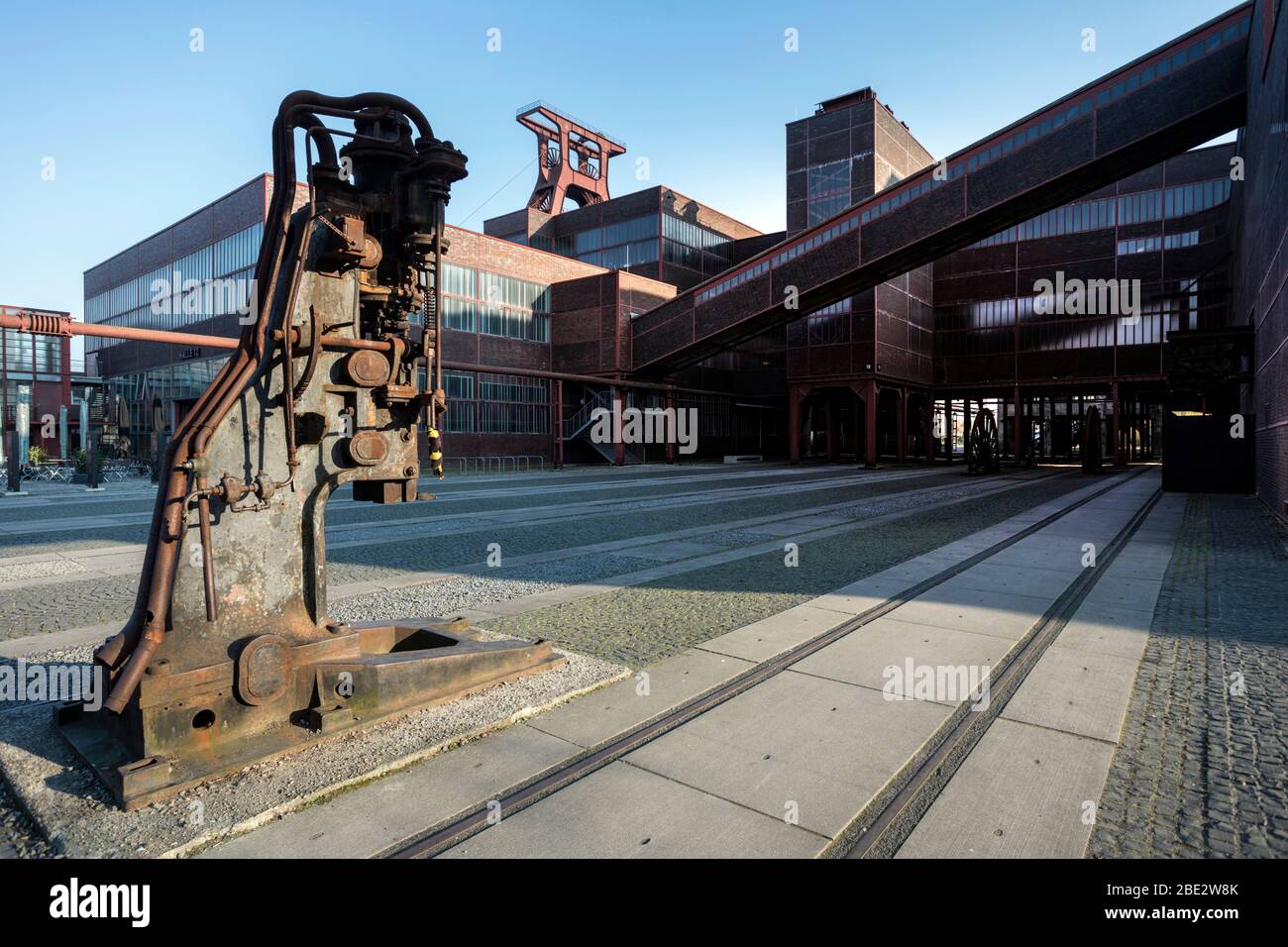 Zeche Zollverein, Europäische Route der Industriekultur und Weltkulturerbe der UNESCO Stockfoto