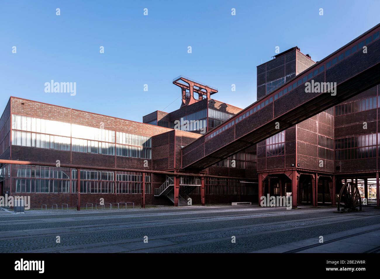 Zeche Zollverein, Europäische Route der Industriekultur und Weltkulturerbe der UNESCO Stockfoto