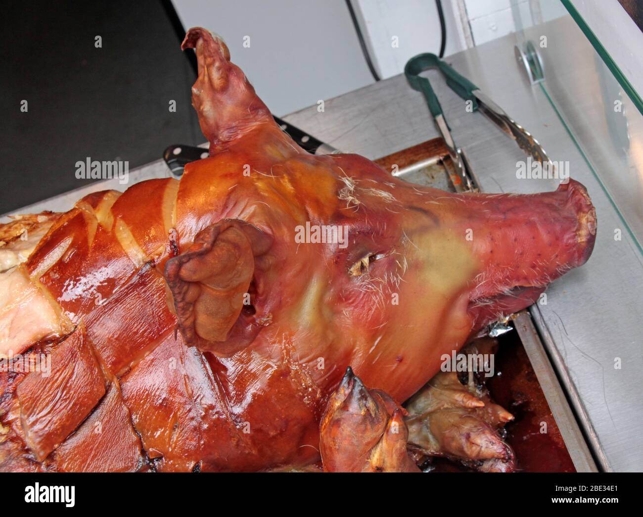 Gegrilltes Schwein Roast, Oink, Victoria Street, Edinburgh, Schottland, Großbritannien Stockfoto