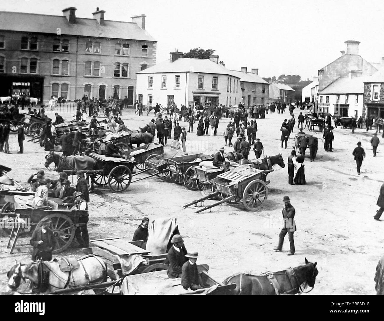 Mai Fair, Ballyclare, Irland im Jahr 1883 Stockfoto