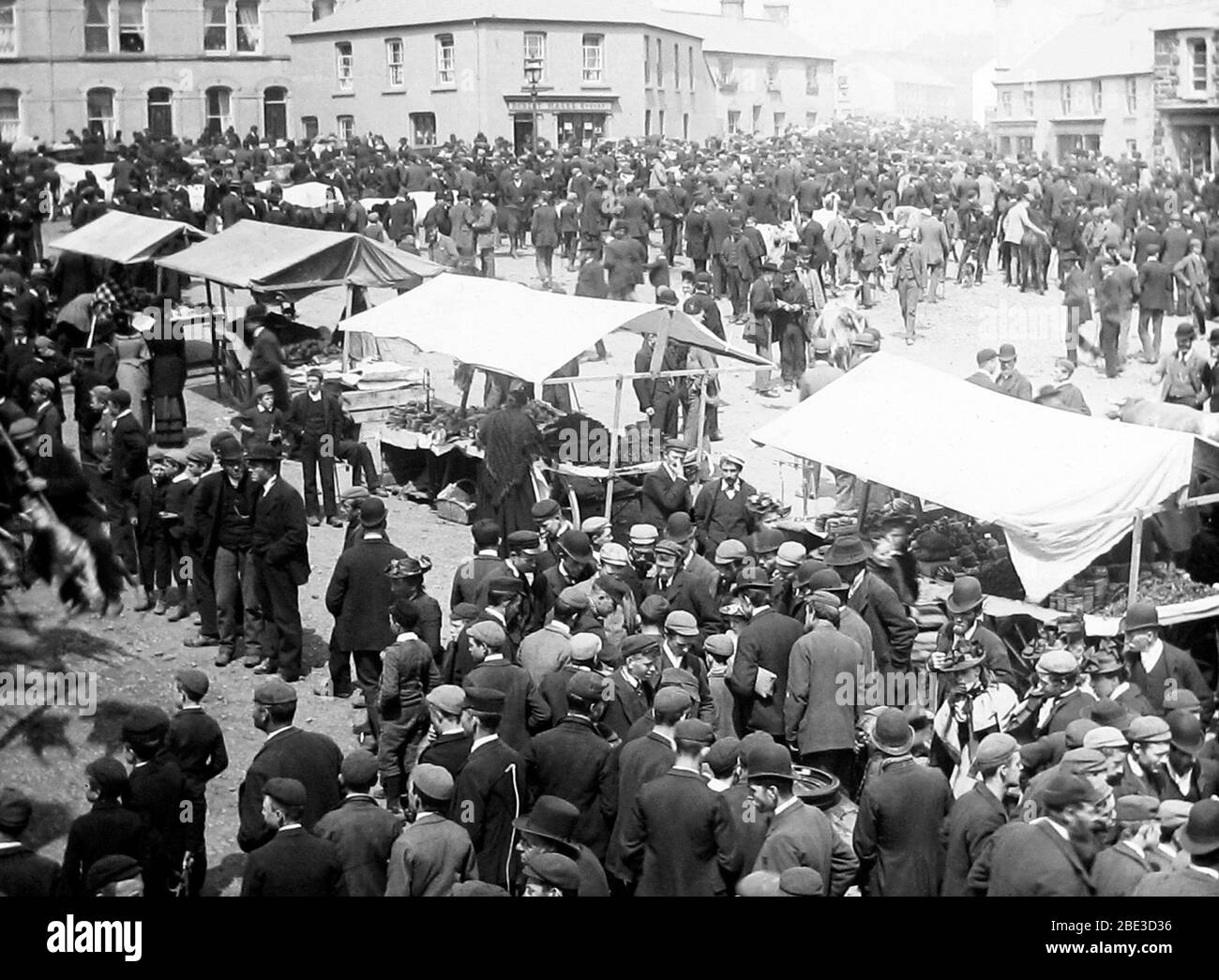 Mai Fair, Ballyclare, Irland im Jahr 1883 Stockfoto