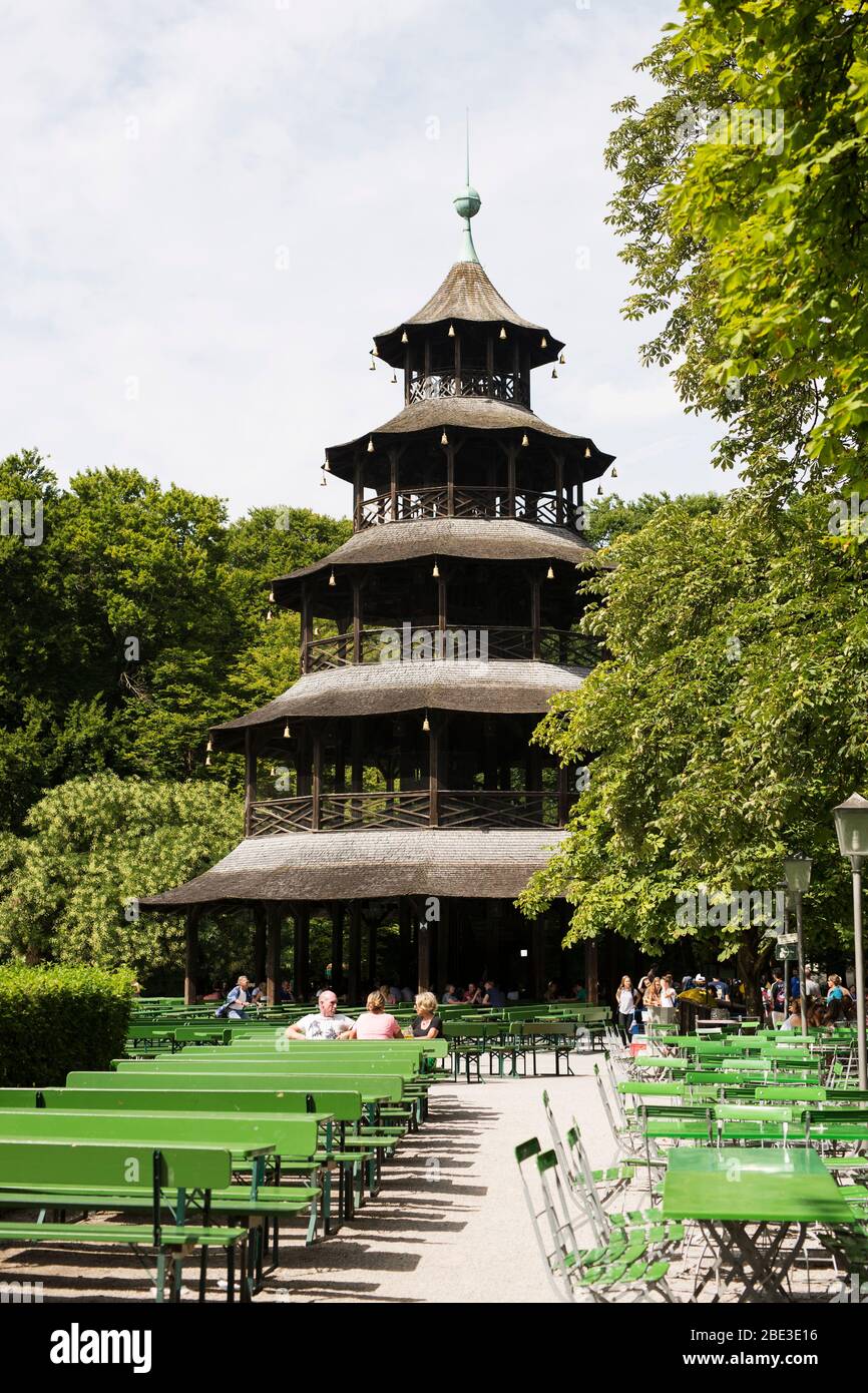 Chinesischer türm münchen Fotos und Bildmaterial in hoher Auflösung