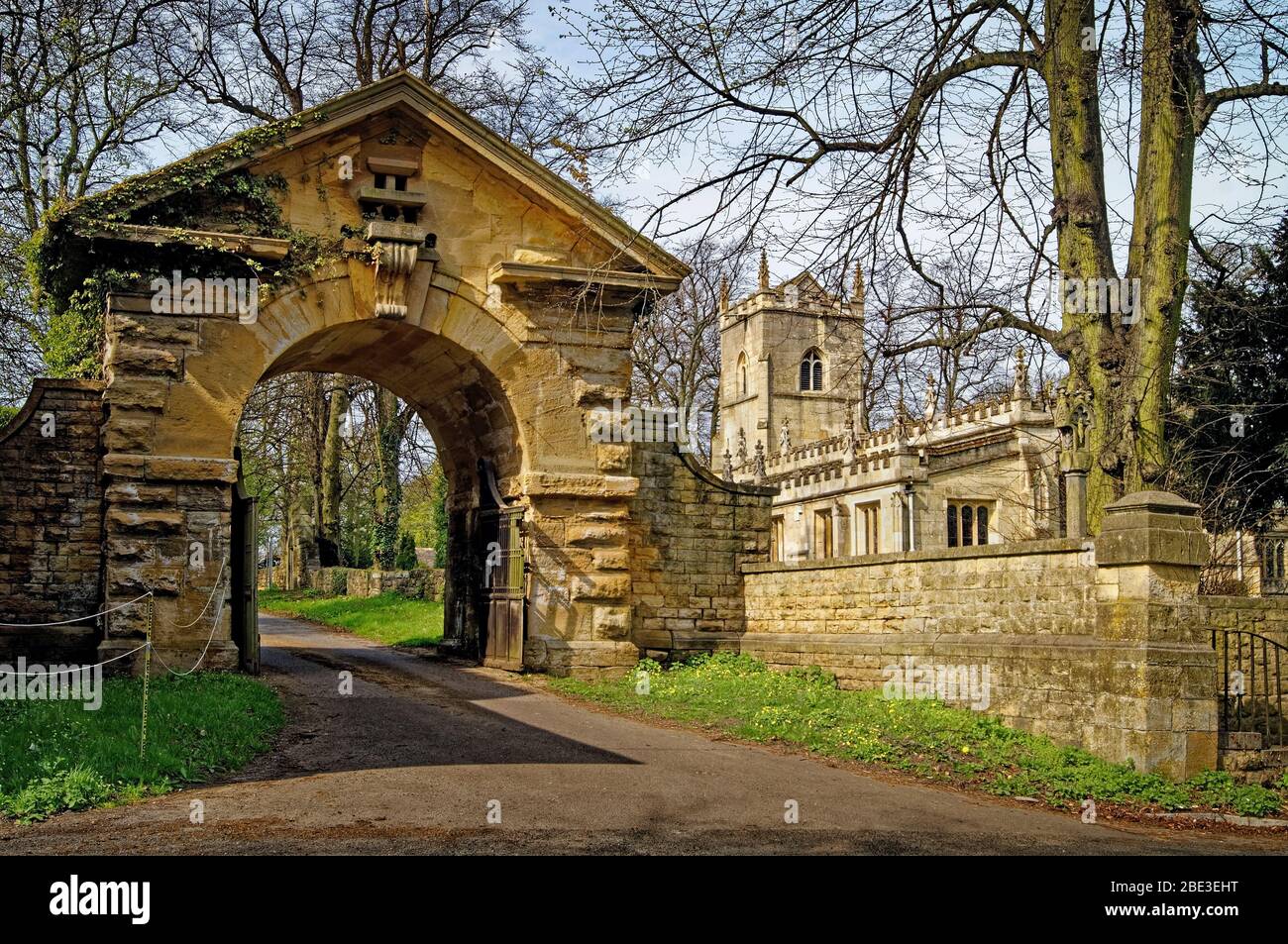Großbritannien, South Yorkshire, Doncaster, Hickleton, St Wifrid's Church Stockfoto