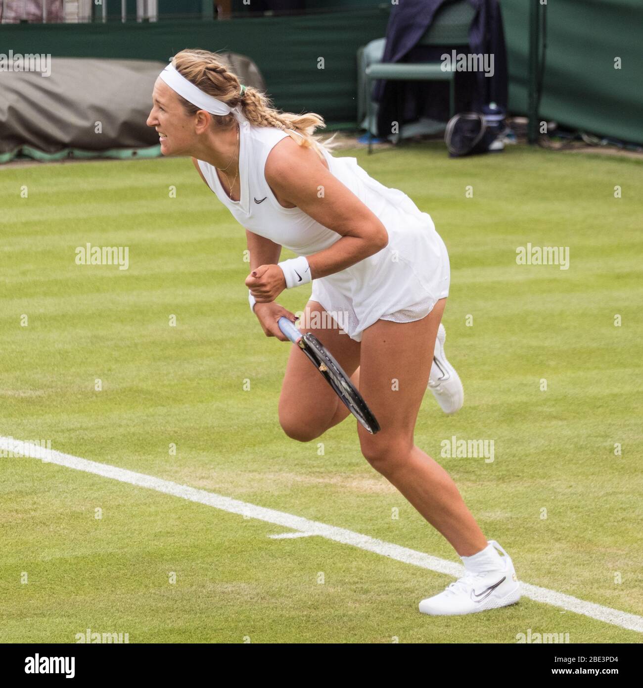 Victoria Azarenka auf Wimbledon 2019 Stockfoto