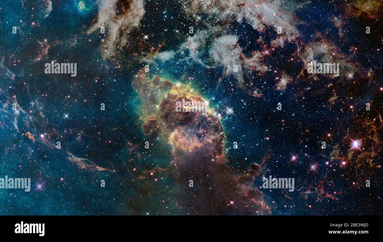 Carina Nebula im Weltraum. Elemente dieses Bild von der NASA eingerichtet. Stockfoto