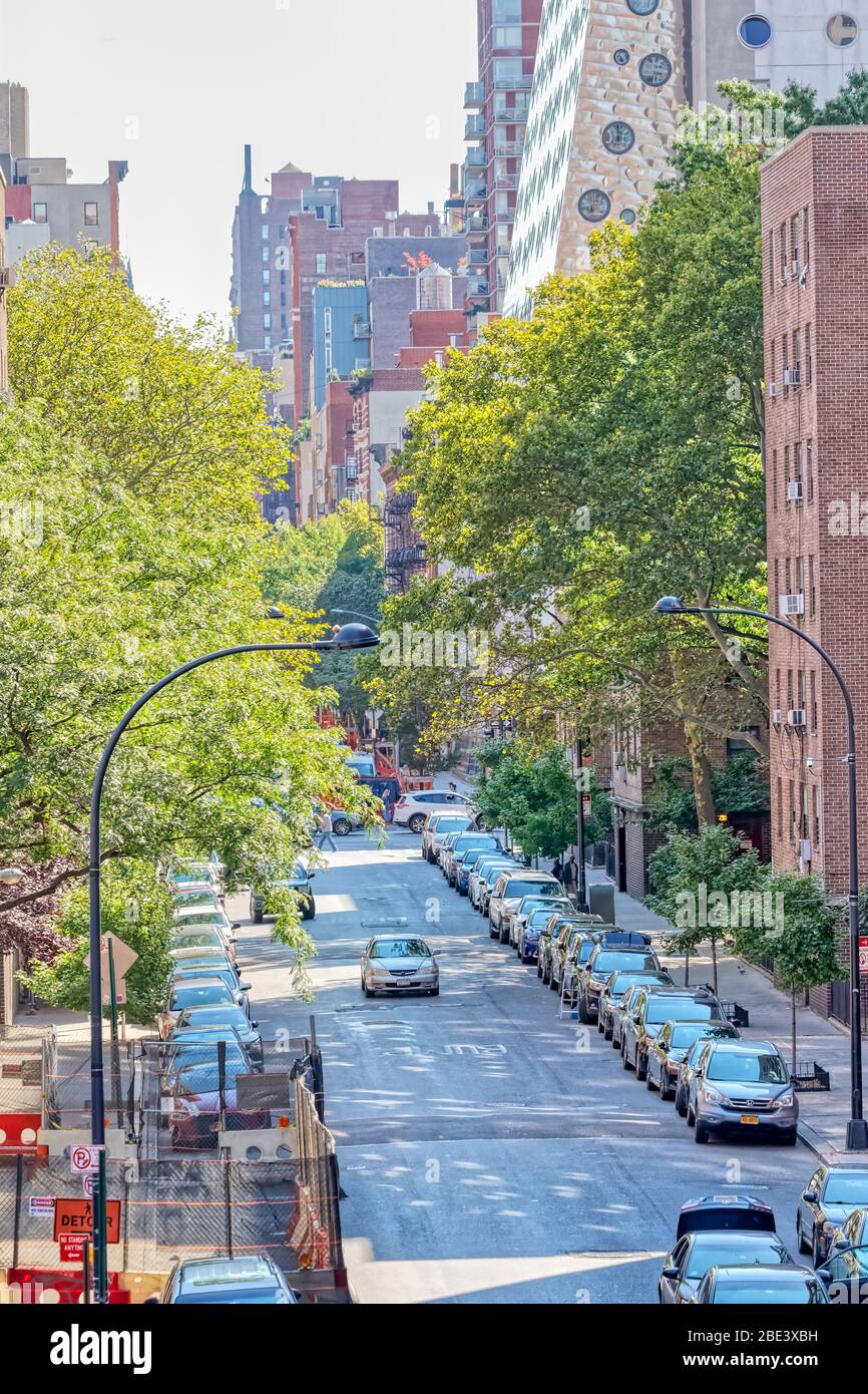 West 17th Street in New York Stockfoto