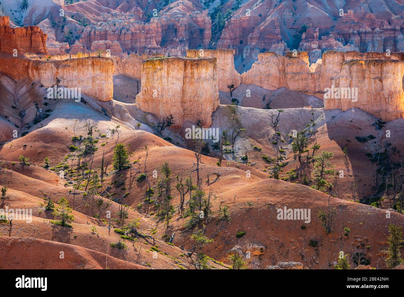 Dramatische Landschaft im Bryce Canyon Nationalpark Stockfoto