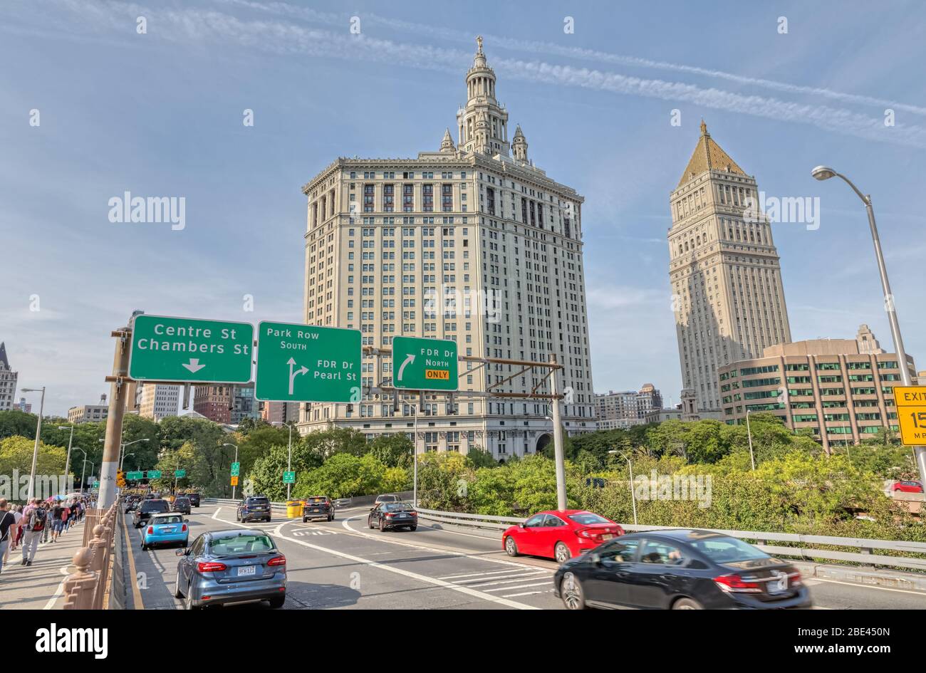 New York das David N. Dinkins Manhattan Municipal Building Stockfoto