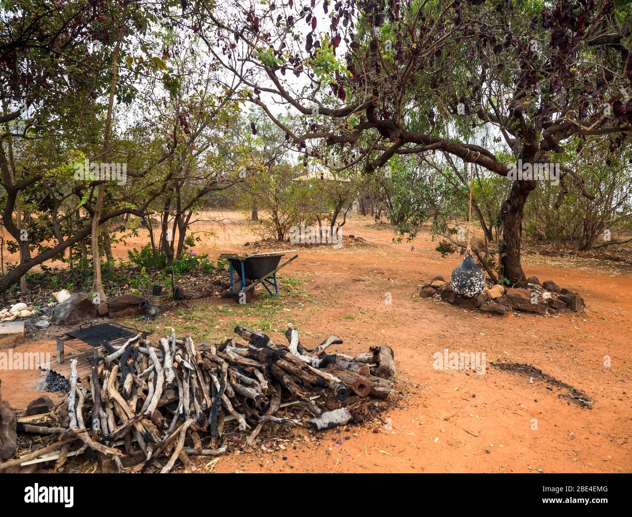 Feuerholz, Goombaragin Eco Retreat, Dampier Peninsula, Kimberley, Western Australia Stockfoto