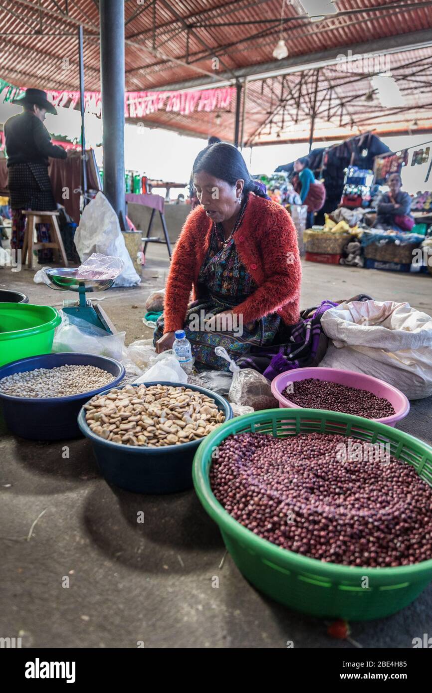 Chichicastenango Markt Stockfoto