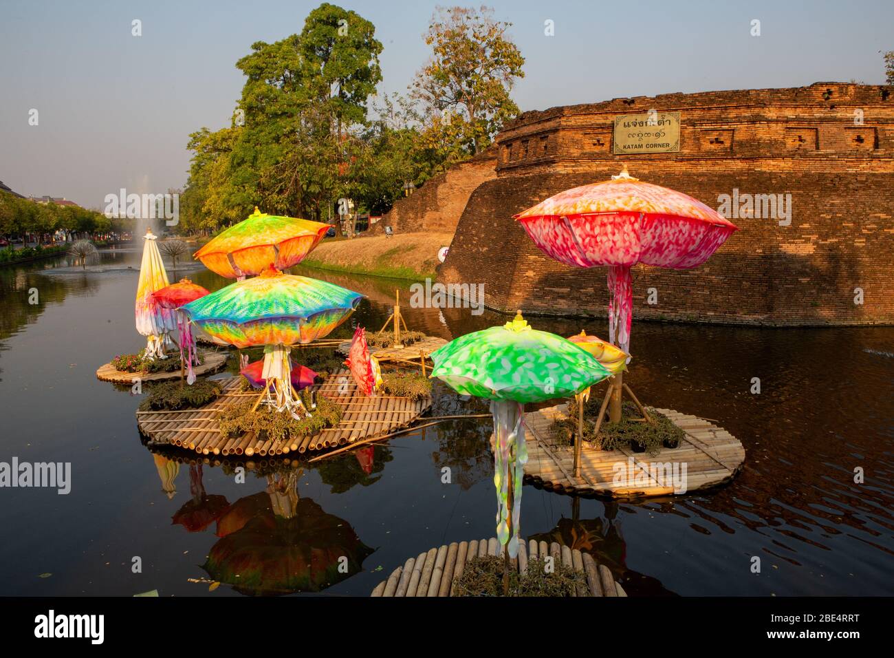 Katam Ecke, Chiangmai Thailand Stockfoto